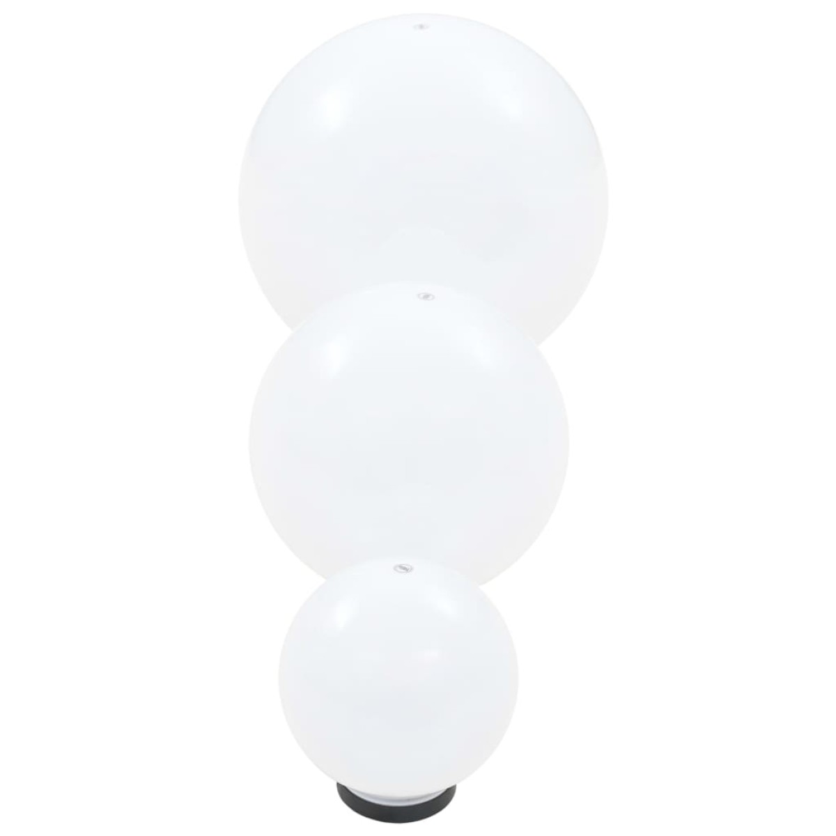 vidaXL Φωτιστικά Μπάλα LED 3 τεμ Σφαιρικά 20/30/40 εκ. Ακρυλικά (PMMA)