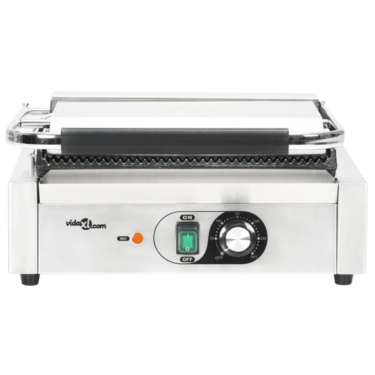vidaXL Τοστιέρα Ραβδωτή Panini 2200 W 43 x 30,5 x 20 εκ.