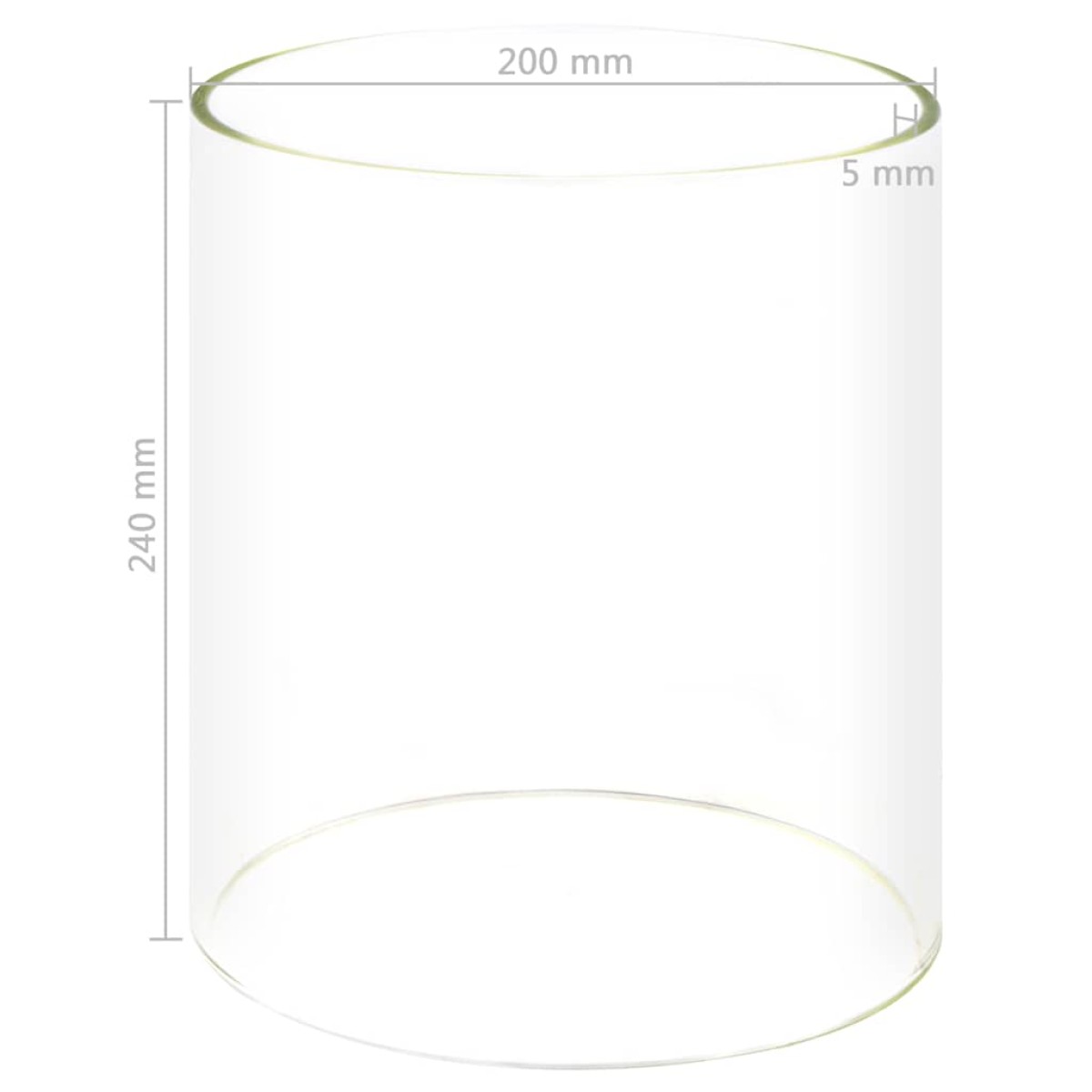vidaXL Γυάλα για Μηχανή Hot Dog 200 x 240 χιλ. από Γυαλί