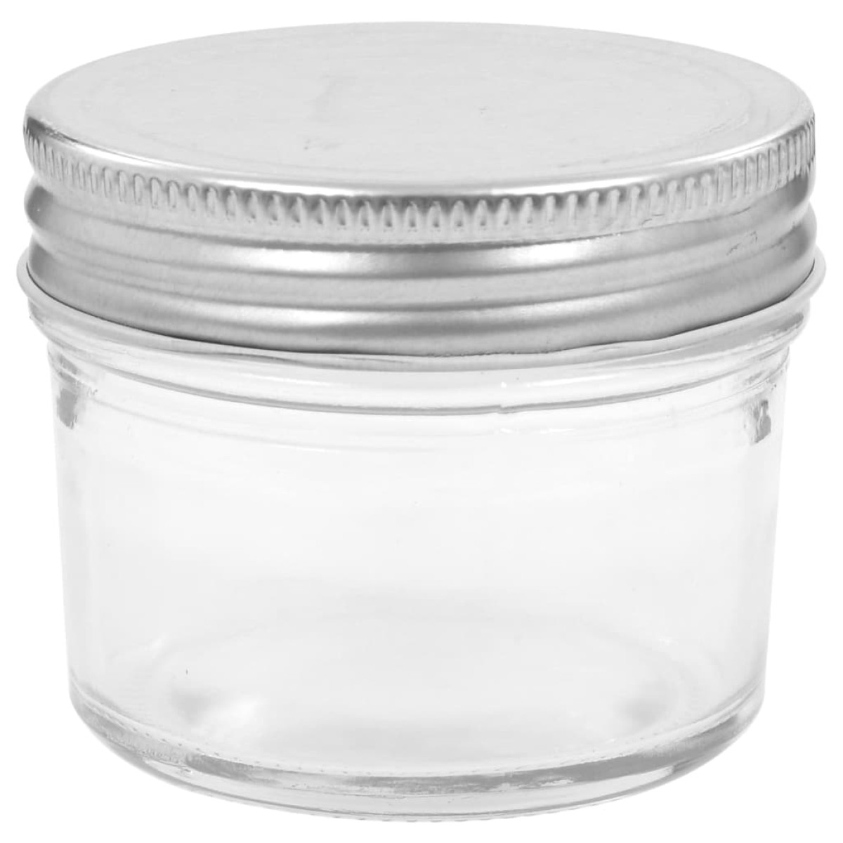 vidaXL Βάζα Μαρμελάδας 48 τεμ. 110 ml Γυάλινα με Ασημένια Καπάκια
