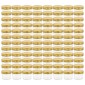 vidaXL Βάζα Μαρμελάδας 96 τεμ. 110 ml Γυάλινα με Χρυσά Καπάκια