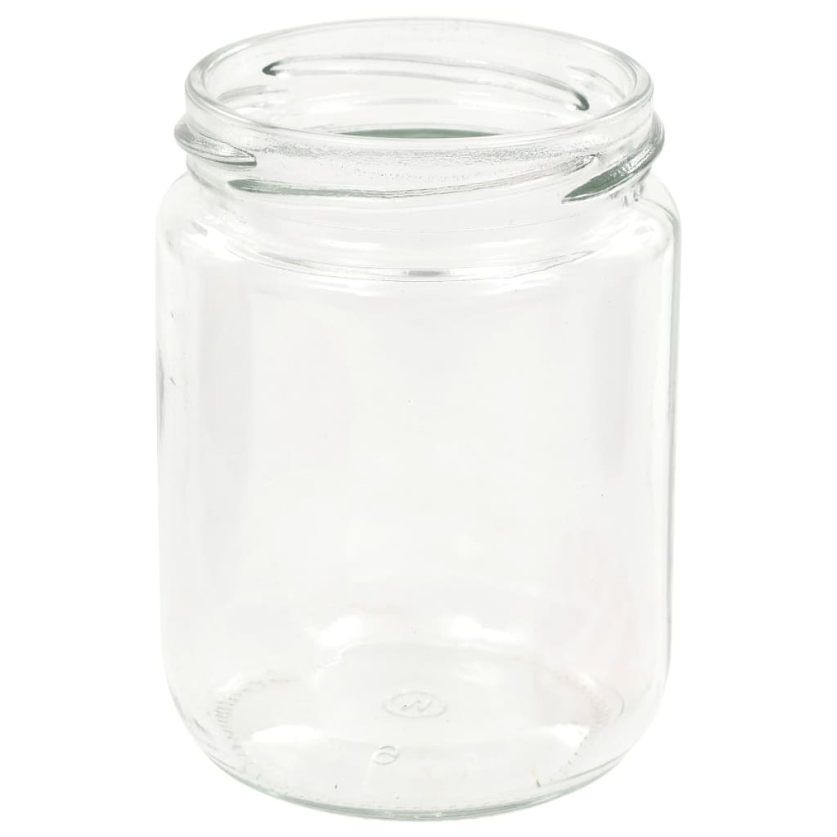 vidaXL Βάζα Μαρμελάδας 48 τεμ. 230 ml Γυάλινα με Κόκκινα/Λευκά Καπάκια