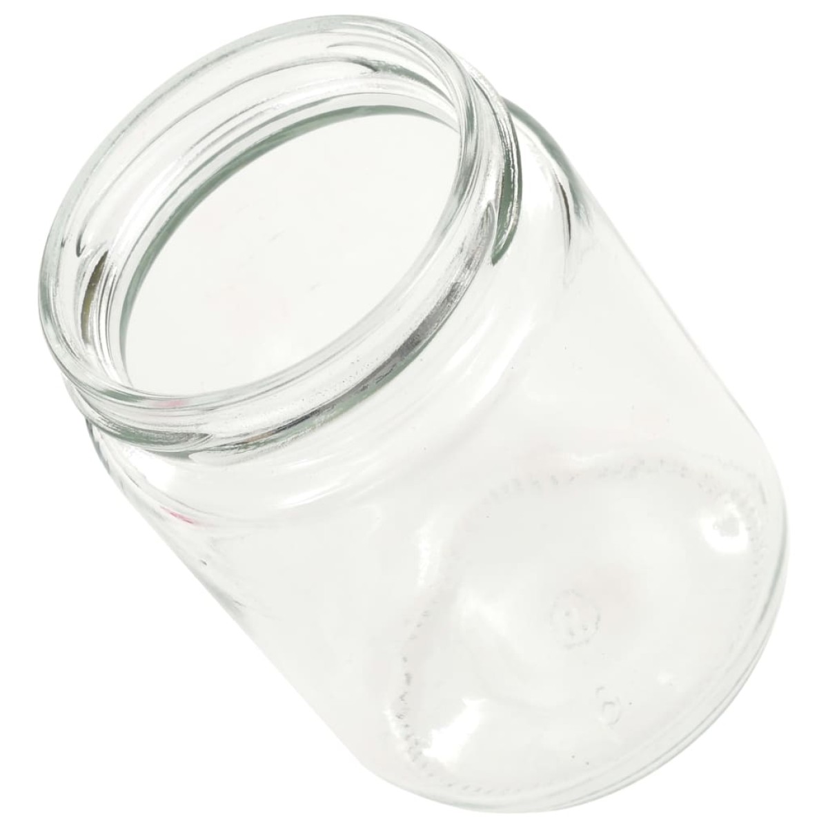 vidaXL Βάζα Μαρμελάδας 48 τεμ. 230 ml Γυάλινα με Κόκκινα/Λευκά Καπάκια