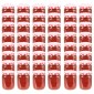 vidaXL Βάζα Μαρμελάδας 48 τεμ. 230 ml Γυάλινα με Κόκκινα/Λευκά Καπάκια