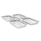 vidaXL Λεκάνες Gastronorm 4 τεμ. GN 1/1 65 χιλ. από Ανοξείδωτο Ατσάλι