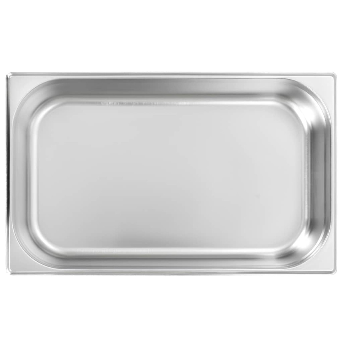 vidaXL Λεκάνες Gastronorm 4 τεμ. GN 1/1 100 χιλ. από Ανοξείδωτο Ατσάλι