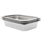 vidaXL Λεκάνες Gastronorm 4 τεμ. GN 1/1 100 χιλ. από Ανοξείδωτο Ατσάλι