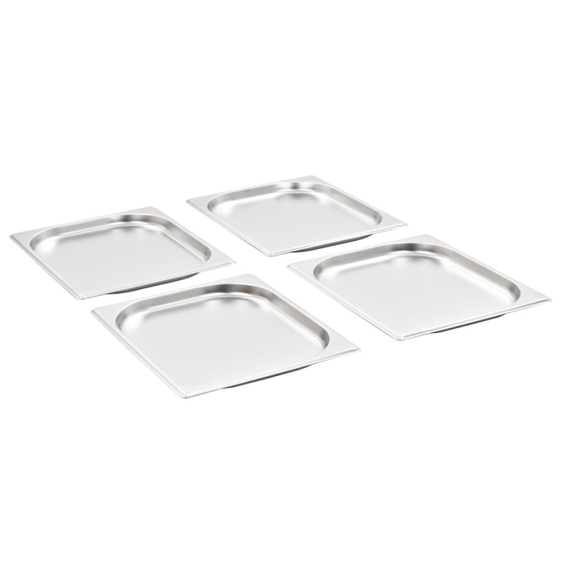 vidaXL Λεκάνες Gastronorm 8 τεμ. GN 1/2 20 χιλ. από Ανοξείδωτο Ατσάλι