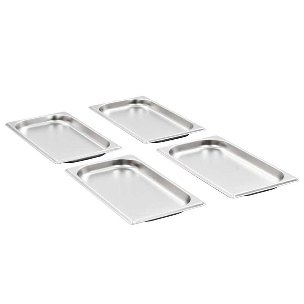 vidaXL Λεκάνες Gastronorm 12 τεμ. GN 1/3 20 χιλ. από Ανοξείδωτο Ατσάλι