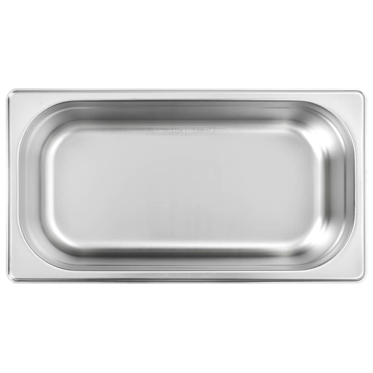 vidaXL Λεκάνες Gastronorm 8 τεμ. GN 1/3 100 χιλ. από Ανοξείδωτο Ατσάλι