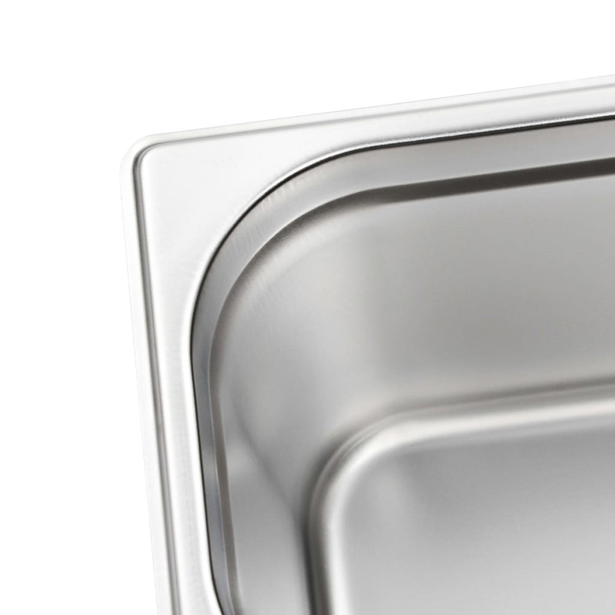 vidaXL Λεκάνες Gastronorm 4 τεμ. GN 1/3 200 χιλ. από Ανοξείδωτο Ατσάλι