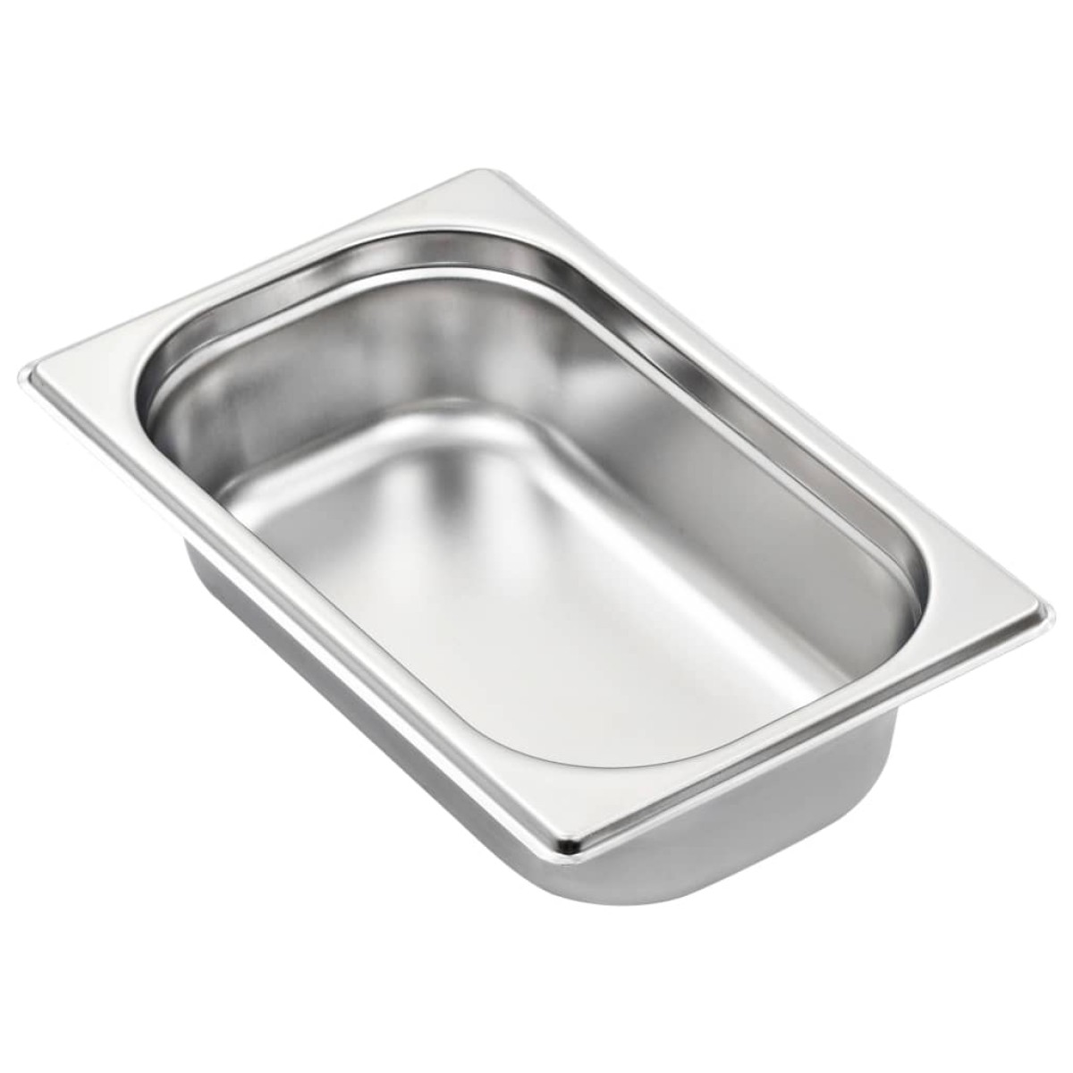 vidaXL Λεκάνες Gastronorm 8 τεμ. GN 1/4 65 χιλ. από Ανοξείδωτο Ατσάλι