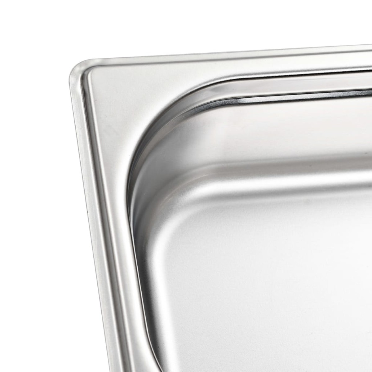 vidaXL Λεκάνες Gastronorm 8 τεμ. GN 1/4 65 χιλ. από Ανοξείδωτο Ατσάλι