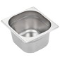 vidaXL Λεκάνες Gastronorm 12 τεμ. GN 1/6 100 χιλ. Ανοξείδωτο Ατσάλι
