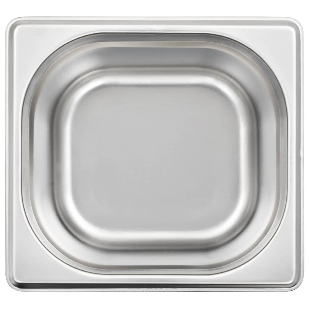 vidaXL Λεκάνες Gastronorm 12 τεμ. GN 1/6 100 χιλ. Ανοξείδωτο Ατσάλι