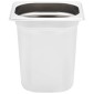 vidaXL Λεκάνες Gastronorm 8 τεμ. GN 1/6 200 χιλ. από Ανοξείδωτο Ατσάλι
