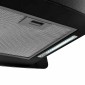 vidaXL Απορροφητήρας Νησίδα Κρεμαστός Αφής με LCD από Ψημένο Γυαλί