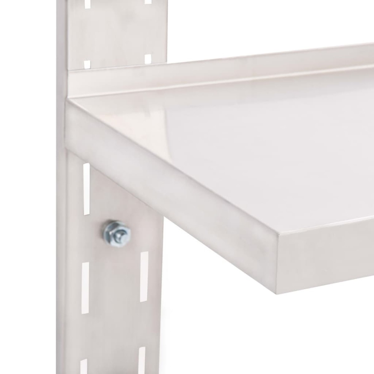vidaXL Ράφι Τοίχου 2 Επιπέδων 150 x 30 εκ. από Ανοξείδωτο Ατσάλι