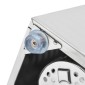 vidaXL Βάση για Μαχαιροπίρουνα 8 Θέσεων Ορθογώνια από Ανοξ. Ατσάλι