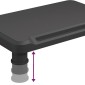 vidaXL Βάση Οθόνης Μαύρη 38 x 24 x 10,5 εκ.
