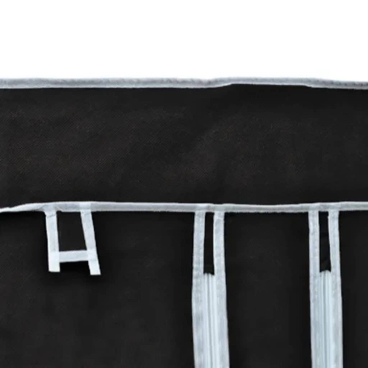 vidaXL Ντουλάπα Αναδιπλούμενη Μαύρη 110 x 45 x 175 εκ.