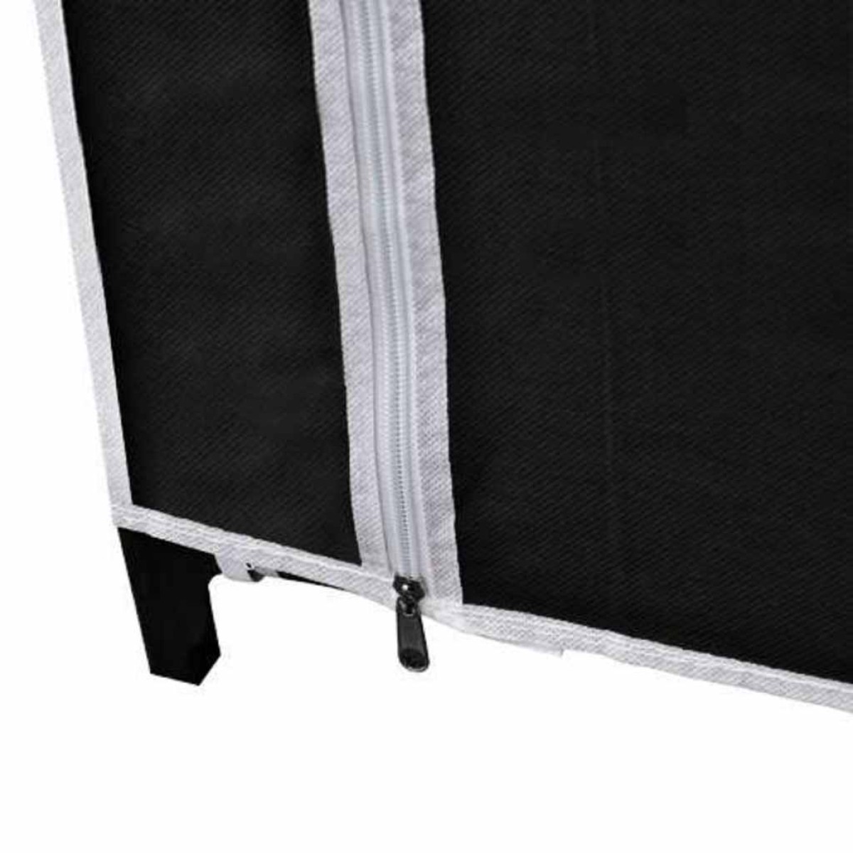 vidaXL Ντουλάπα Αναδιπλούμενη Μαύρη 110 x 45 x 175 εκ.