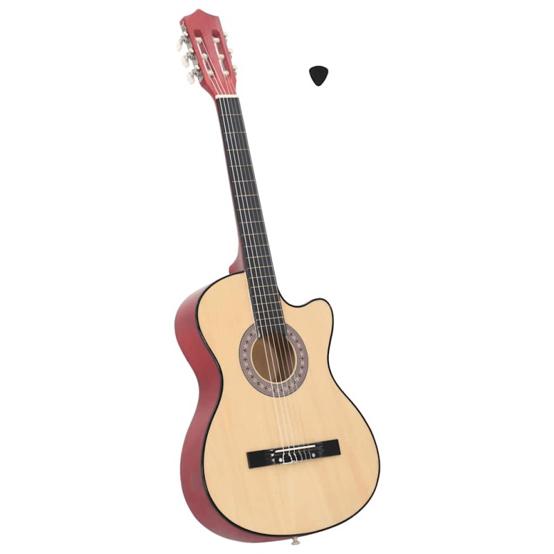 vidaXL Ακουστική Κιθάρα Western με 6 Χορδές 38" από Ξύλο Φιλύρας