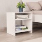 vidaXL Κομοδίνο Λευκό 40 x 30 x 40 εκ. από Μοριοσανίδα