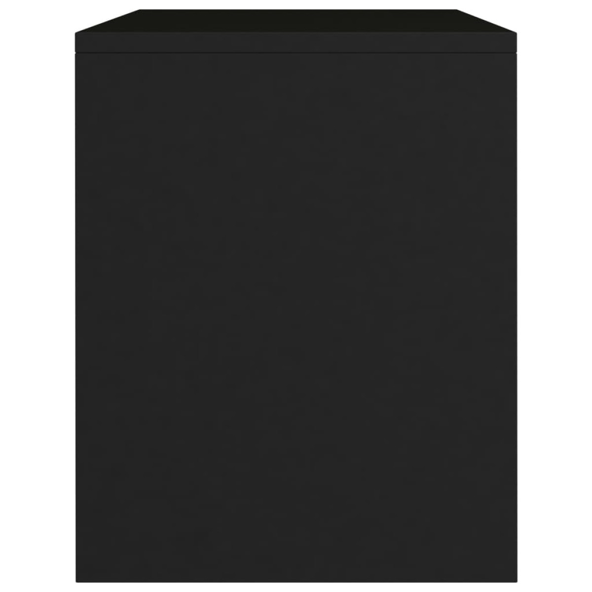 vidaXL Κομοδίνο Μαύρο 40 x 30 x 40 εκ. από Μοριοσανίδα