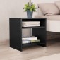 vidaXL Κομοδίνο Μαύρο 40 x 30 x 40 εκ. από Μοριοσανίδα