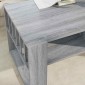 vidaXL Τραπεζάκι σαλονιού Γκρίζο Σονομα 92 x 49,5 x 45 εκ.