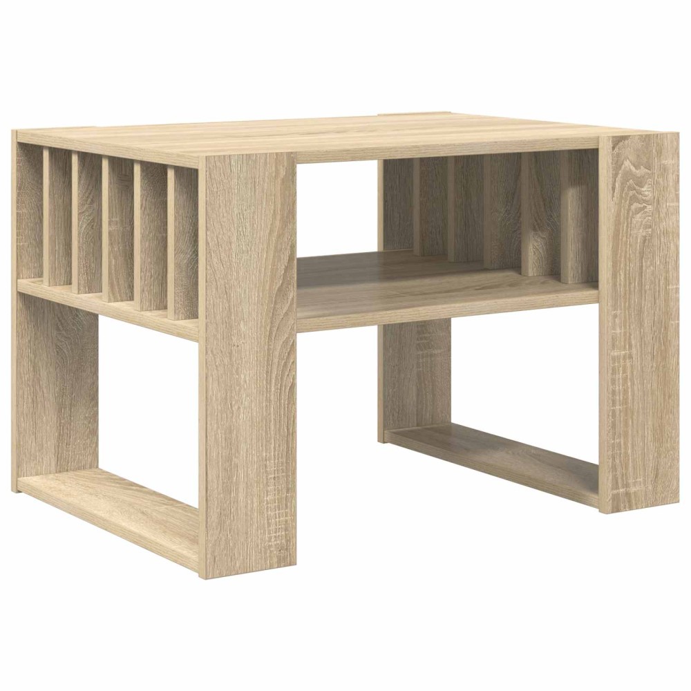 vidaXL Τραπεζάκι σαλονιού Δρύς Sonoma 66 x 49,5 x 45 εκ.
