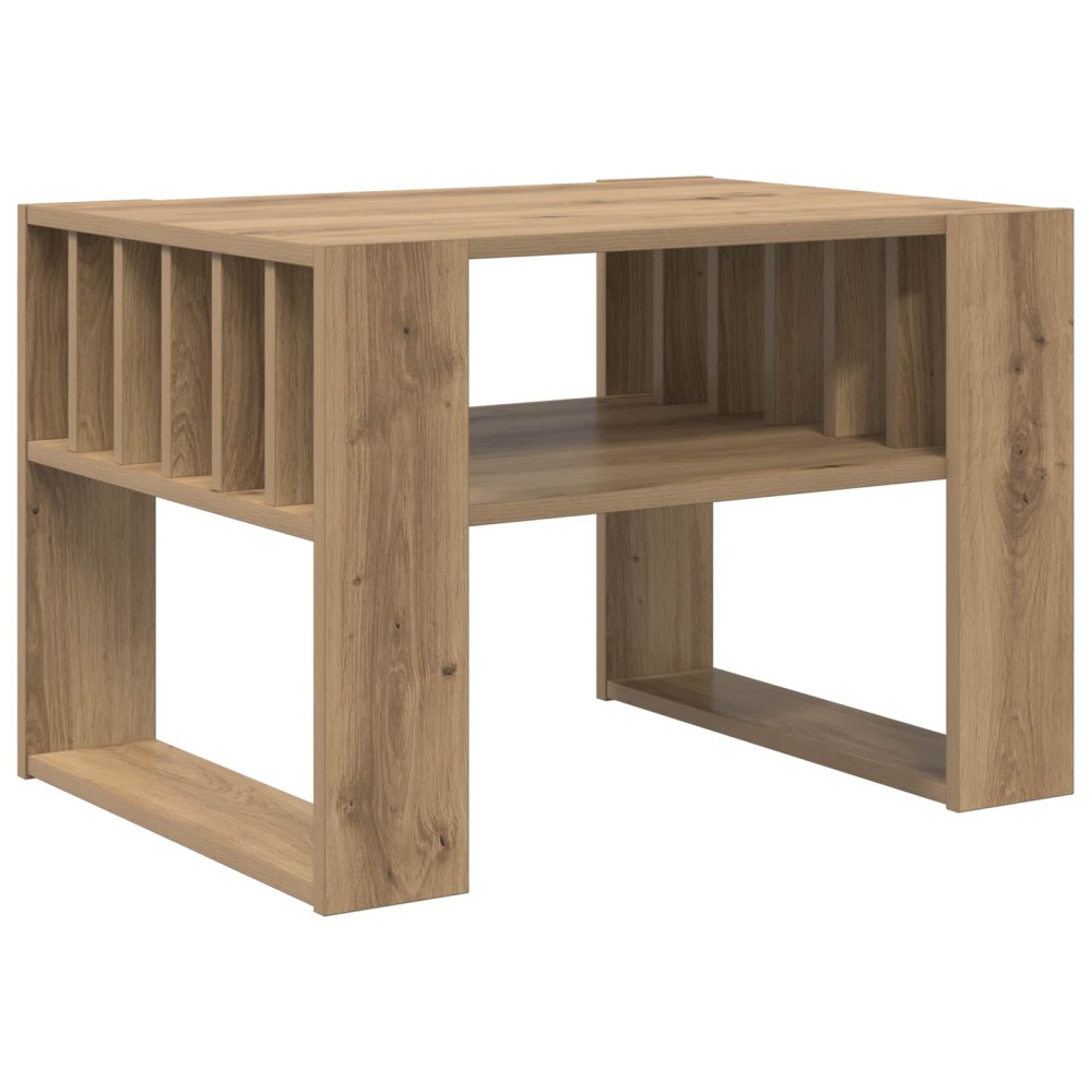 vidaXL Τραπεζάκι σαλονιού Artisan Oak 66 x 49,5 x 45 εκ.