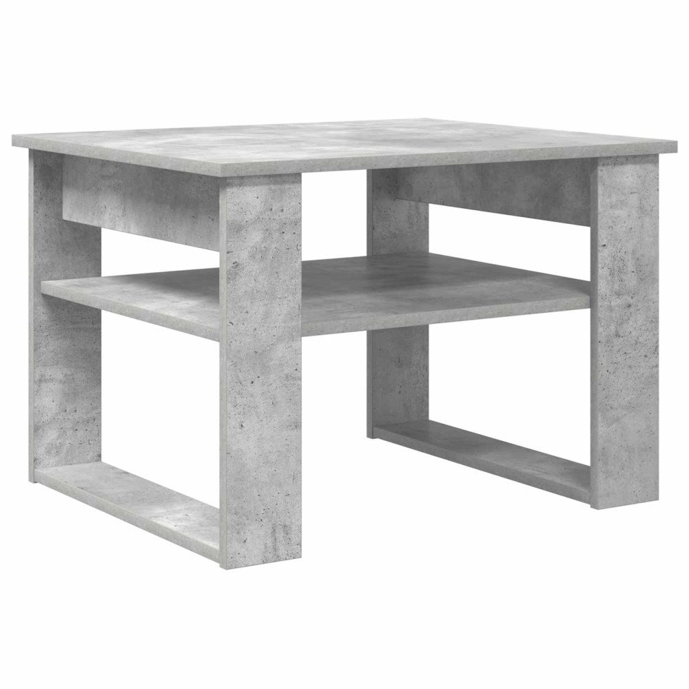 vidaXL Τραπεζάκι σαλονιού Σκυρόδεμα Γκρι 64 x 54 x 44 εκ