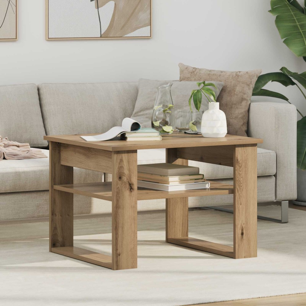 vidaXL Τραπεζάκι σαλονιού Artisan Oak 64 x 54 x 44 εκ