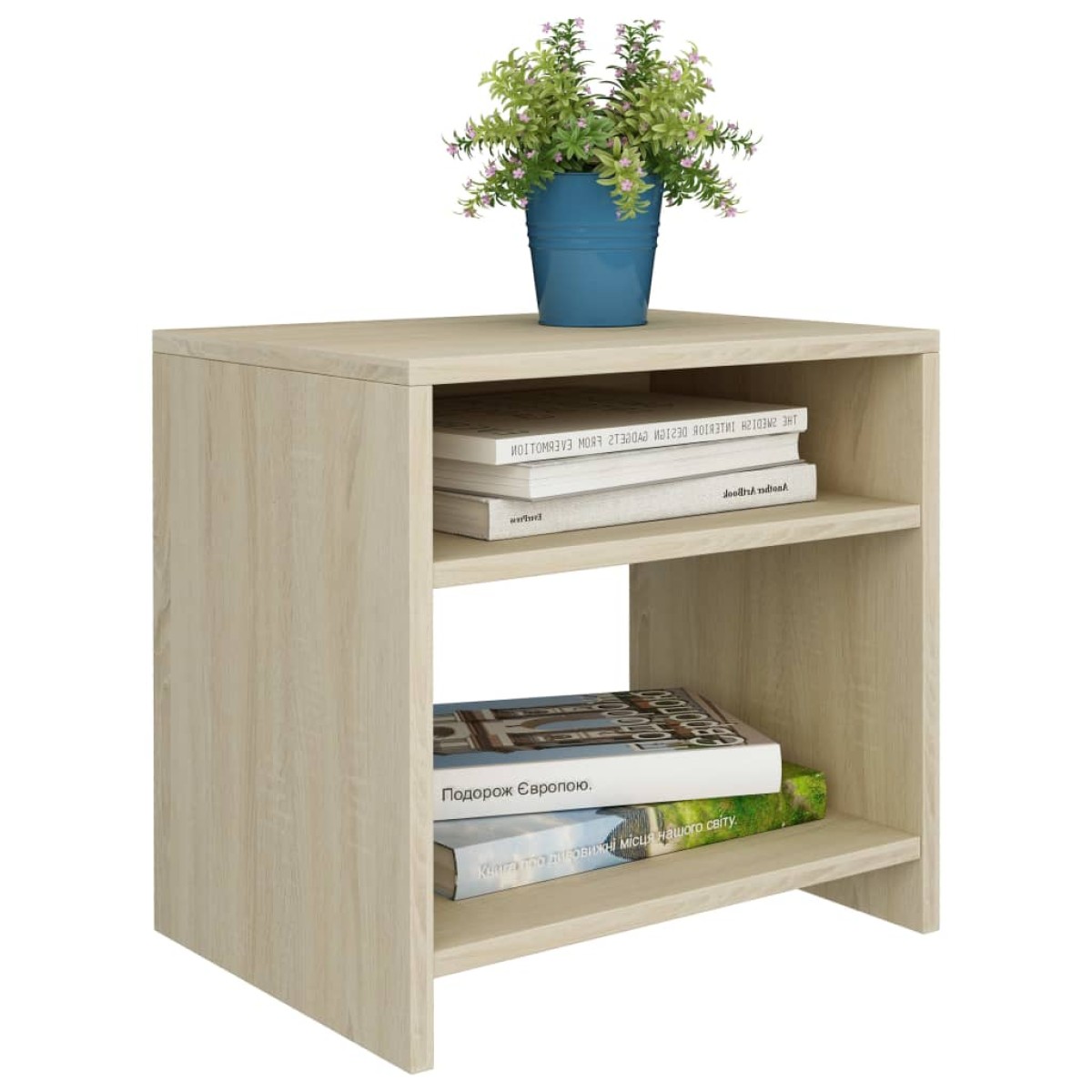 vidaXL Κομοδίνο Sonoma Χρώμα Δρυς 40 x 30 x 40 εκ. από Μοριοσανίδα
