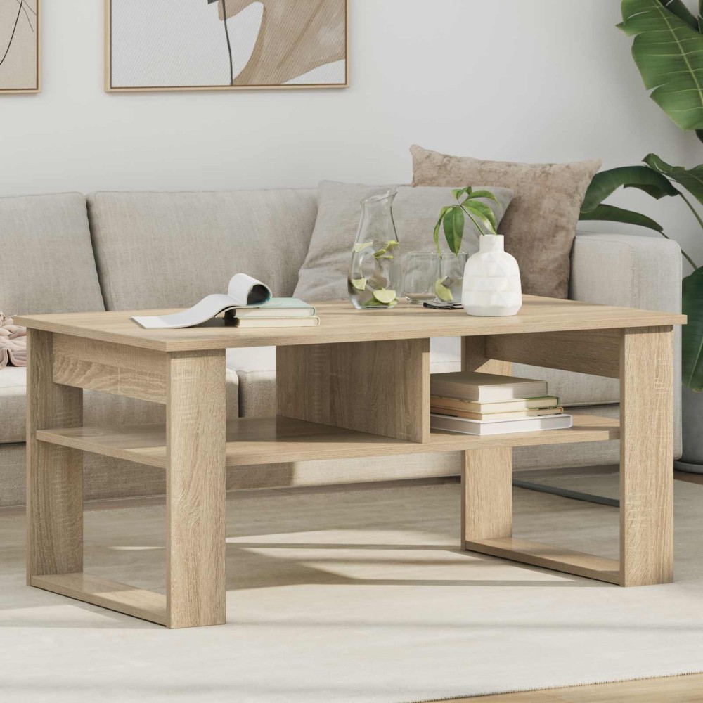 vidaXL Τραπεζάκι σαλονιού Δρύς Sonoma 96 x 54 x 44 εκ