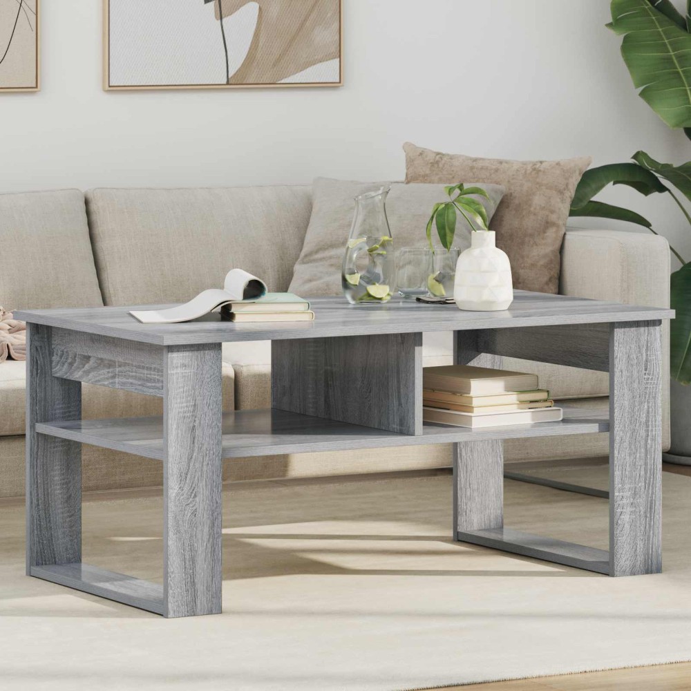 vidaXL Τραπεζάκι σαλονιού Γκρίζο Σονομα 96 x 54 x 44 εκ