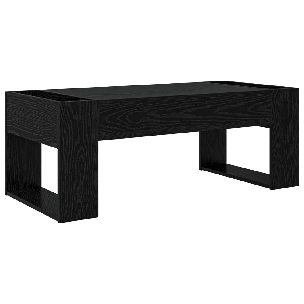 vidaXL Τραπεζάκι σαλονιού Μαύρη Οξυά 110 x 50 x 41 εκ