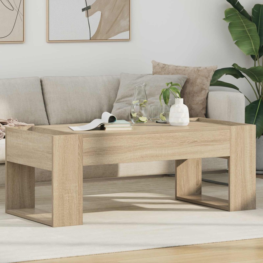 vidaXL Τραπεζάκι σαλονιού Δρύς Sonoma 110 x 50 x 41 εκ
