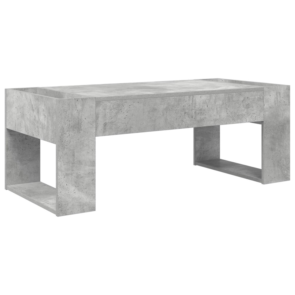 vidaXL Τραπεζάκι σαλονιού Σκυρόδεμα Γκρι 110 x 50 x 41 εκ