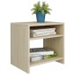 vidaXL Κομοδίνα 2 τεμ. Sonoma Δρυς 40 x 30 x 40 εκ. από Μοριοσανίδα