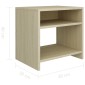 vidaXL Κομοδίνα 2 τεμ. Sonoma Δρυς 40 x 30 x 40 εκ. από Μοριοσανίδα