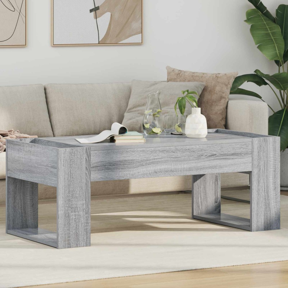 vidaXL Τραπεζάκι σαλονιού Γκρίζο Σονομα 110 x 50 x 41 εκ