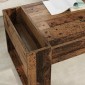 vidaXL Τραπεζάκι σαλονιού Παλιό ξύλο 110 x 50 x 41 εκ