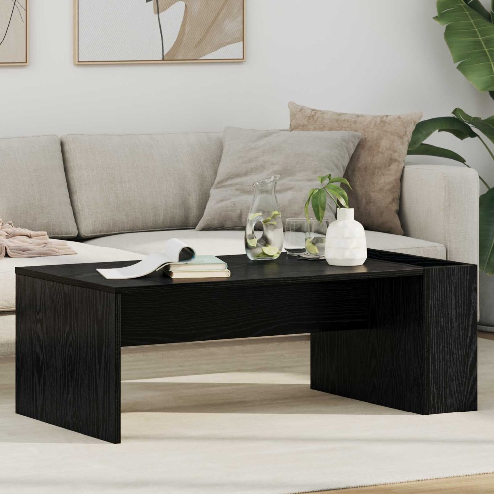 vidaXL Τραπεζάκι σαλονιού Μαύρη Οξυά 95 x 50 x 34 εκ