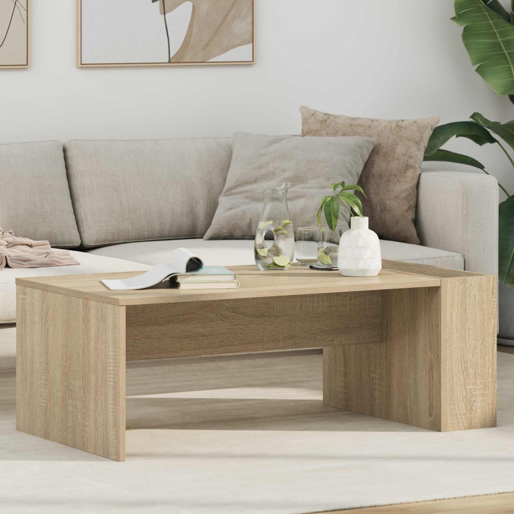 vidaXL Τραπεζάκι σαλονιού Δρύς Sonoma 95 x 50 x 34 εκ