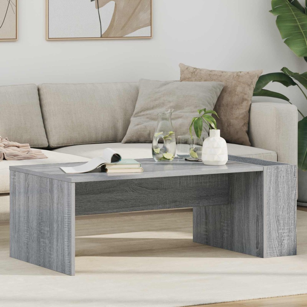 vidaXL Τραπεζάκι σαλονιού Γκρίζο Σονομα 95 x 50 x 34 εκ