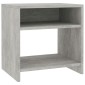vidaXL Κομοδίνο Γκρι του Σκυροδέματος 40 x 30 x 40 εκ. από Μοριοσανίδα