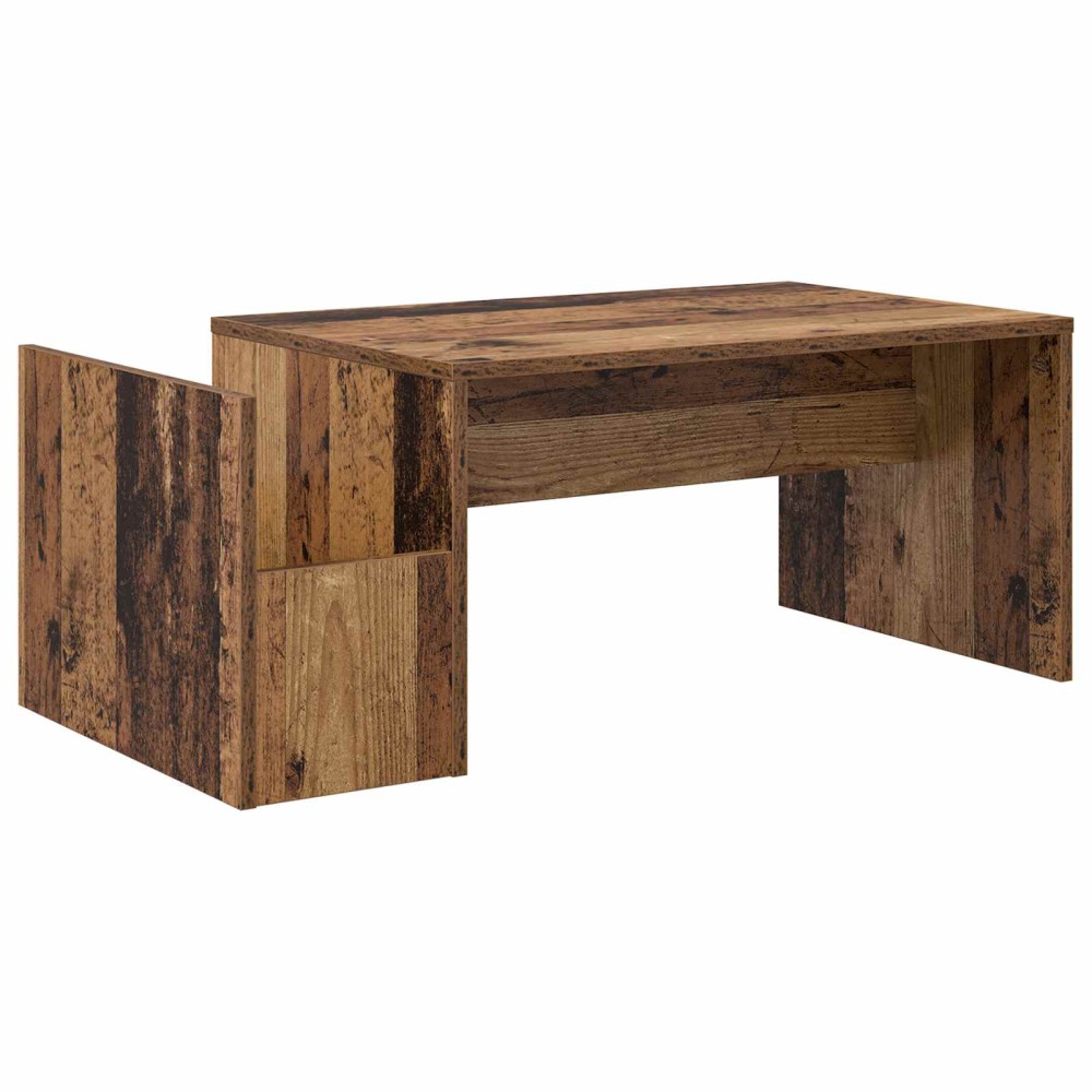 vidaXL Τραπεζάκι σαλονιού Παλιό ξύλο 90 x 45 x 35 cm